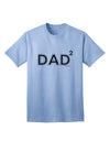 Dad Squared - Stylish Adult T-Shirt for Proud Fathers of Two-Mens T-shirts-TooLoud-Light-Blue-Small-Davson Sales