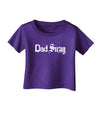 Dad Swag Text Infant T-Shirt Dark by TooLoud-Infant T-Shirt-TooLoud-Purple-06-Months-Davson Sales