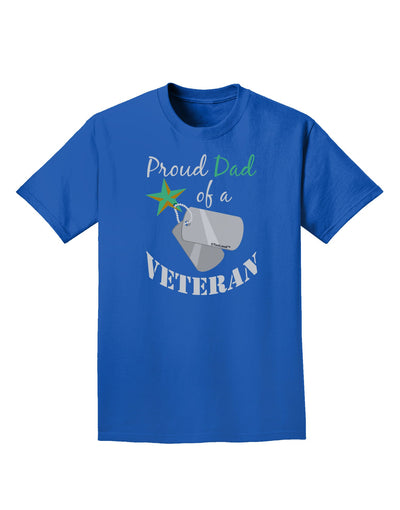 Dad of Veteran Adult Dark T-Shirt-Mens T-Shirt-TooLoud-Royal-Blue-Small-Davson Sales