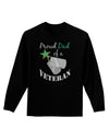 Dad of Veteran Adult Long Sleeve Dark T-Shirt-TooLoud-Black-Small-Davson Sales