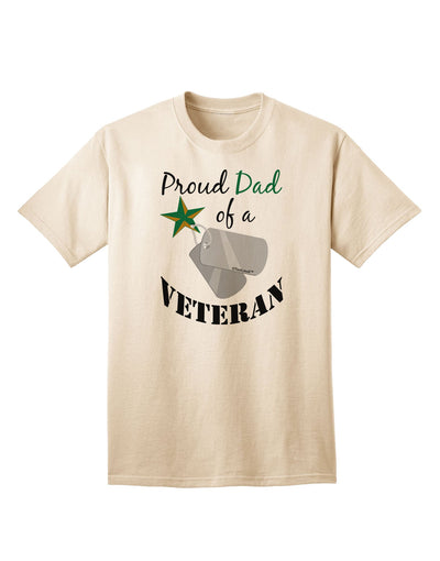 Dad of Veteran Adult T-Shirt-Mens T-Shirt-TooLoud-Natural-Small-Davson Sales