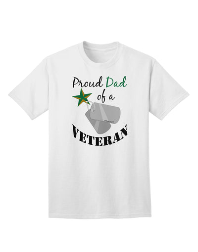 Dad of Veteran Adult T-Shirt-Mens T-Shirt-TooLoud-White-Small-Davson Sales