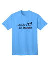 Daddys Lil Monster Adult T-Shirt-unisex t-shirt-TooLoud-Aquatic-Blue-Small-Davson Sales