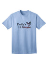 Daddys Lil Monster Adult T-Shirt-unisex t-shirt-TooLoud-Light-Blue-Small-Davson Sales