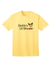 Daddys Lil Monster Adult T-Shirt-unisex t-shirt-TooLoud-Yellow-Small-Davson Sales