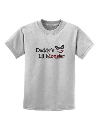 Daddys Lil Monster Childrens T-Shirt-Childrens T-Shirt-TooLoud-AshGray-X-Small-Davson Sales