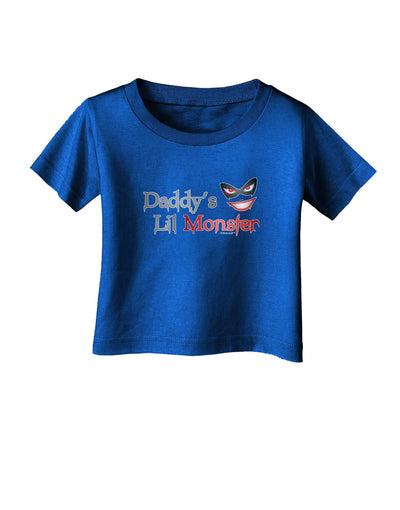 Daddys Lil Monster Infant T-Shirt Dark-Infant T-Shirt-TooLoud-Royal-Blue-06-Months-Davson Sales