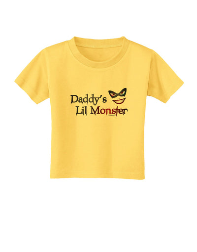 Daddys Lil Monster Toddler T-Shirt-Toddler T-Shirt-TooLoud-Yellow-2T-Davson Sales