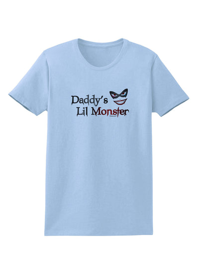 Daddys Lil Monster Womens T-Shirt-Womens T-Shirt-TooLoud-Light-Blue-X-Small-Davson Sales