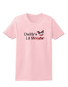 Daddys Lil Monster Womens T-Shirt-Womens T-Shirt-TooLoud-PalePink-X-Small-Davson Sales