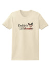 Daddys Lil Monster Womens T-Shirt-Womens T-Shirt-TooLoud-Natural-X-Small-Davson Sales