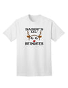 Daddy's Lil Reindeer Boy Adult T-Shirt-Mens T-Shirt-TooLoud-White-Small-Davson Sales