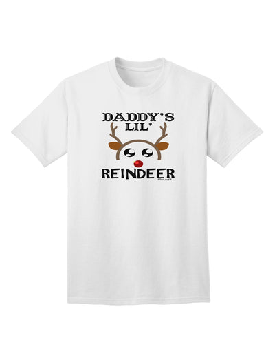 Daddy's Lil Reindeer Boy Adult T-Shirt-Mens T-Shirt-TooLoud-White-Small-Davson Sales