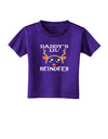 Daddy's Lil Reindeer Boy Toddler T-Shirt Dark-Toddler T-Shirt-TooLoud-Purple-2T-Davson Sales