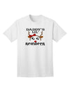 Daddy's Lil Reindeer Girl Adult T-Shirt-Mens T-Shirt-TooLoud-White-Small-Davson Sales