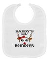 Daddy's Lil Reindeer Girl Baby Bib