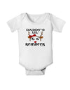 Daddy's Lil Reindeer Girl Baby Romper Bodysuit-Baby Romper-TooLoud-White-06-Months-Davson Sales