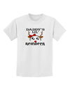 Daddy's Lil Reindeer Girl Childrens T-Shirt-Childrens T-Shirt-TooLoud-White-X-Small-Davson Sales