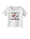 Daddy's Lil Reindeer Girl Infant T-Shirt-Infant T-Shirt-TooLoud-White-06-Months-Davson Sales