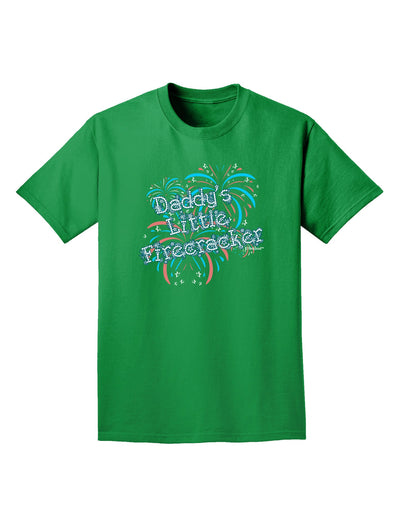 Daddy's Little Firecracker Adult Dark T-Shirt-Mens T-Shirt-TooLoud-Kelly-Green-Small-Davson Sales