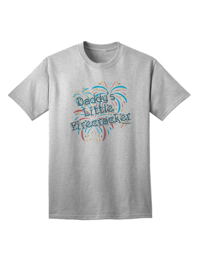 Daddy's Little Firecracker Adult T-Shirt-Mens T-Shirt-TooLoud-AshGray-Small-Davson Sales