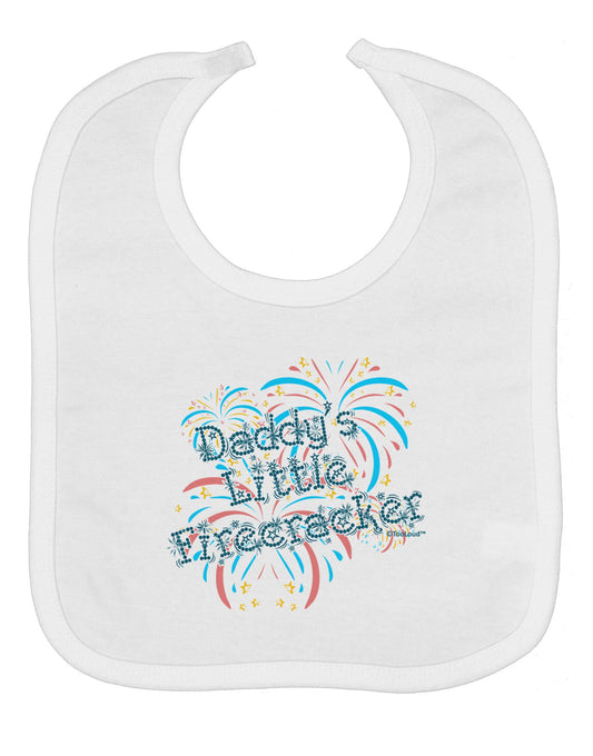 Daddy's Little Firecracker Baby Bib