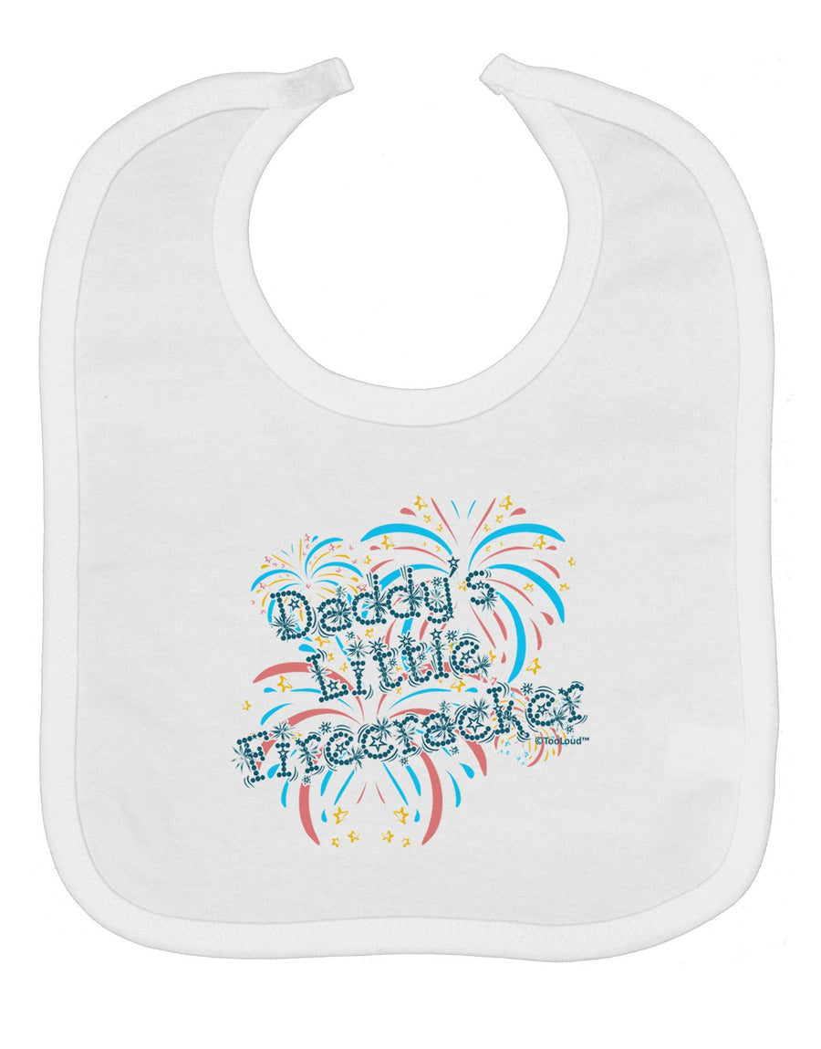 Daddy's Little Firecracker Baby Bib