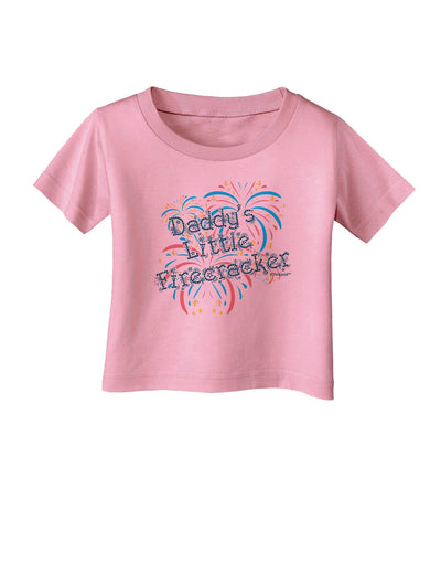 Daddy's Little Firecracker Infant T-Shirt-Infant T-Shirt-TooLoud-Candy-Pink-06-Months-Davson Sales