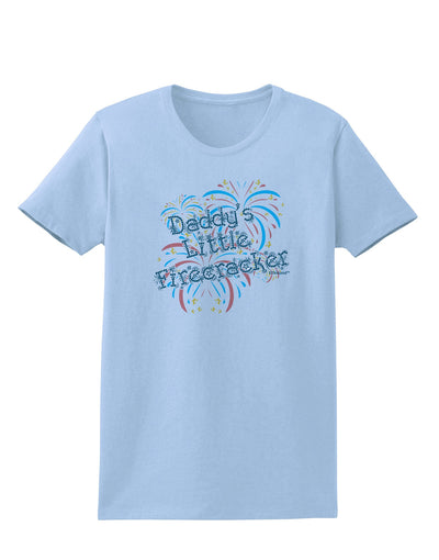 Daddy's Little Firecracker Womens T-Shirt-Womens T-Shirt-TooLoud-Light-Blue-X-Small-Davson Sales