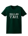 Dallas Y'all - Boots - Texas Pride Womens Dark T-Shirt-Womens T-Shirt-TooLoud-Forest-Green-Small-Davson Sales