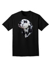 Dalmatian Portrait Adult Dark T-Shirt by TooLoud-Mens T-Shirt-TooLoud-Black-Small-Davson Sales