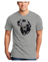 Dalmatian Portrait Adult V-Neck T-shirt by TooLoud-Mens V-Neck T-Shirt-TooLoud-HeatherGray-Small-Davson Sales