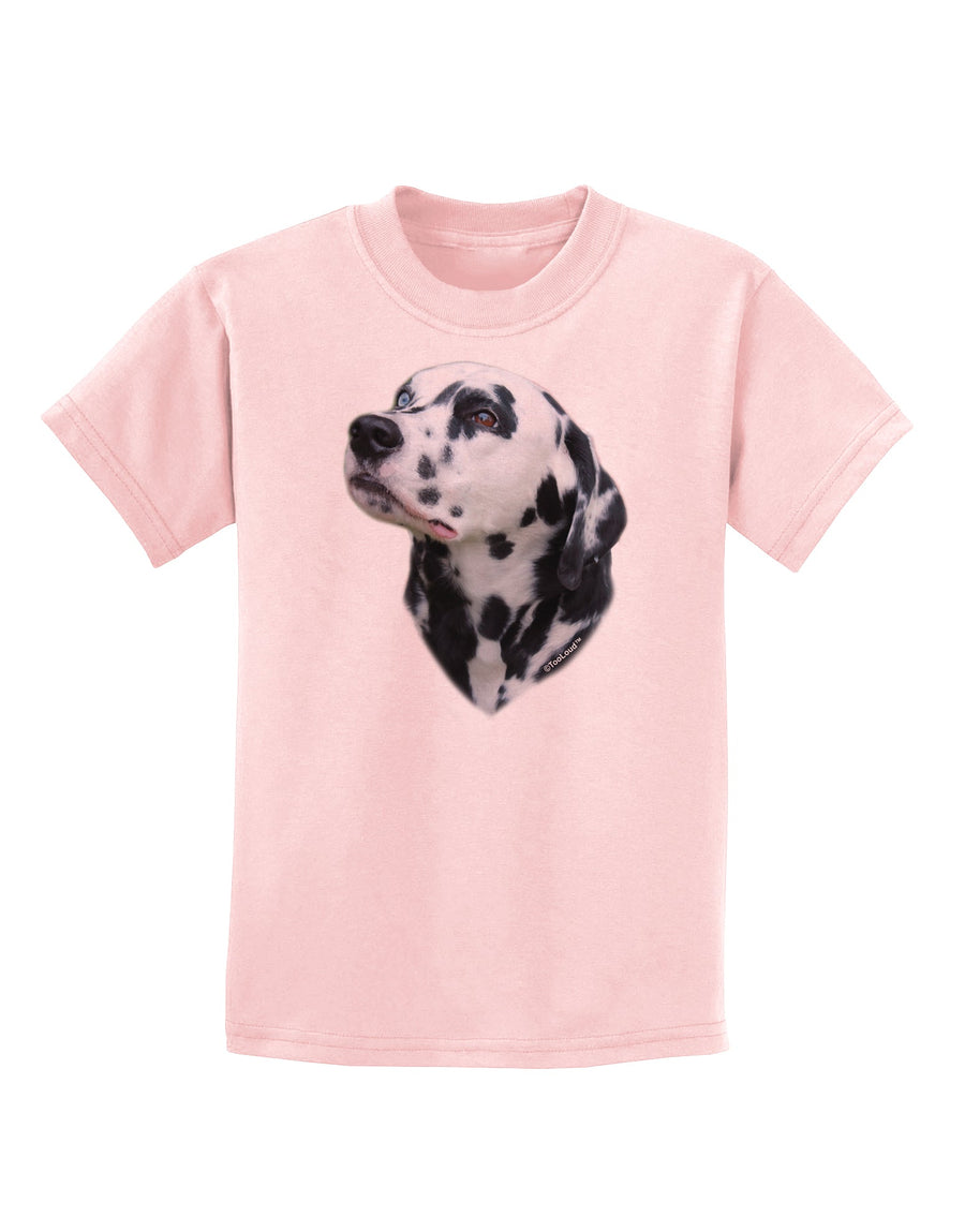 Dalmatian Portrait Childrens T-Shirt by TooLoud-Childrens T-Shirt-TooLoud-White-X-Small-Davson Sales