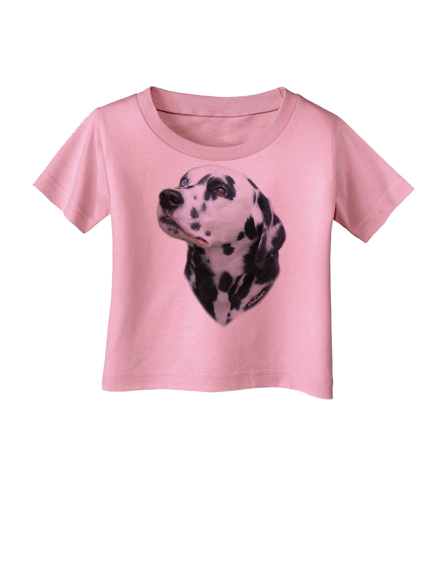 Dalmatian Portrait Infant T-Shirt by TooLoud-Infant T-Shirt-TooLoud-Candy-Pink-06-Months-Davson Sales