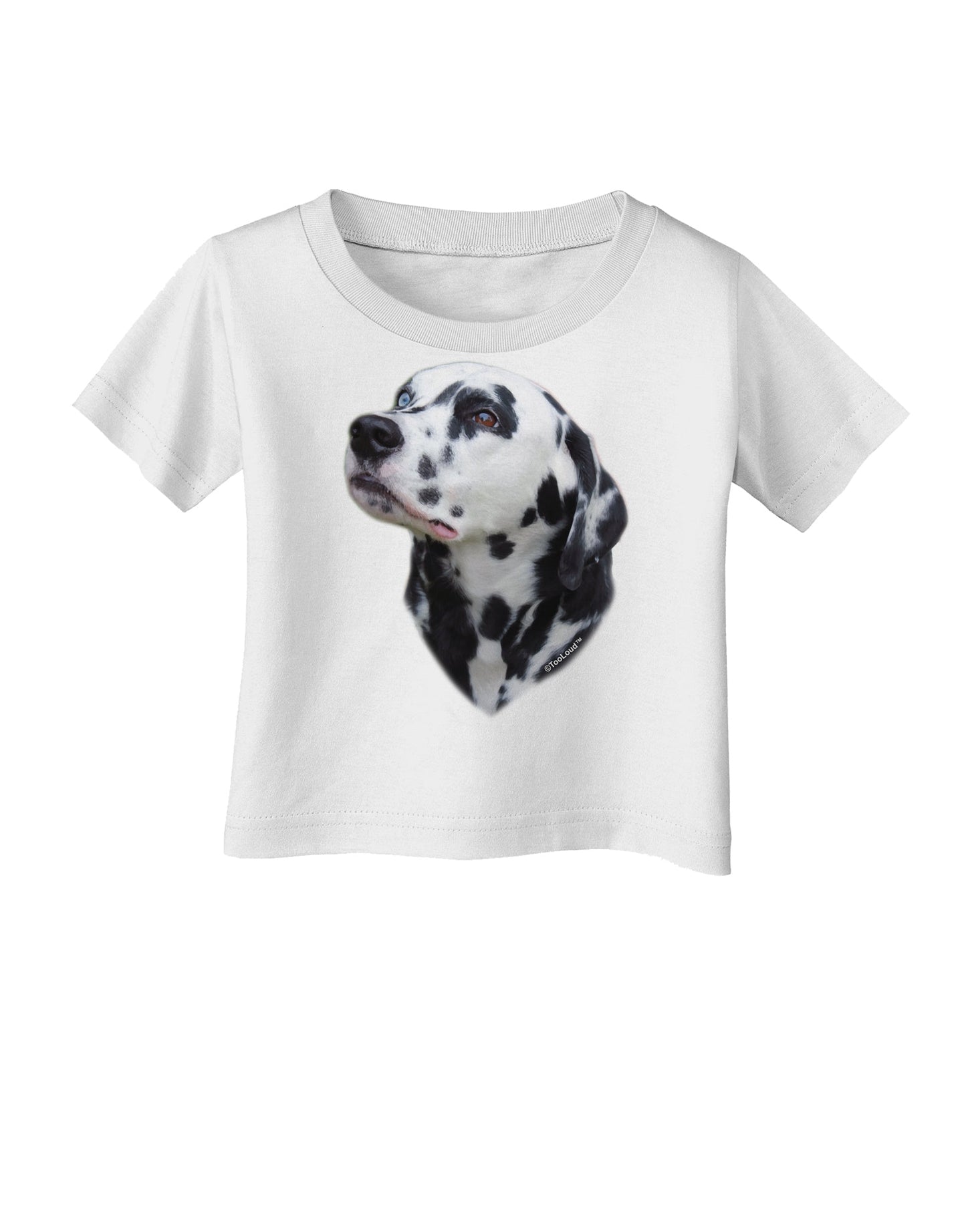 Dalmatian Portrait Infant T-Shirt by TooLoud-Infant T-Shirt-TooLoud-White-06-Months-Davson Sales