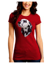 Dalmatian Portrait Juniors Crew Dark T-Shirt by TooLoud-T-Shirts Juniors Tops-TooLoud-Red-Juniors Fitted Small-Davson Sales