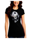 Dalmatian Portrait Juniors Crew Dark T-Shirt by TooLoud-T-Shirts Juniors Tops-TooLoud-Black-Juniors Fitted Small-Davson Sales