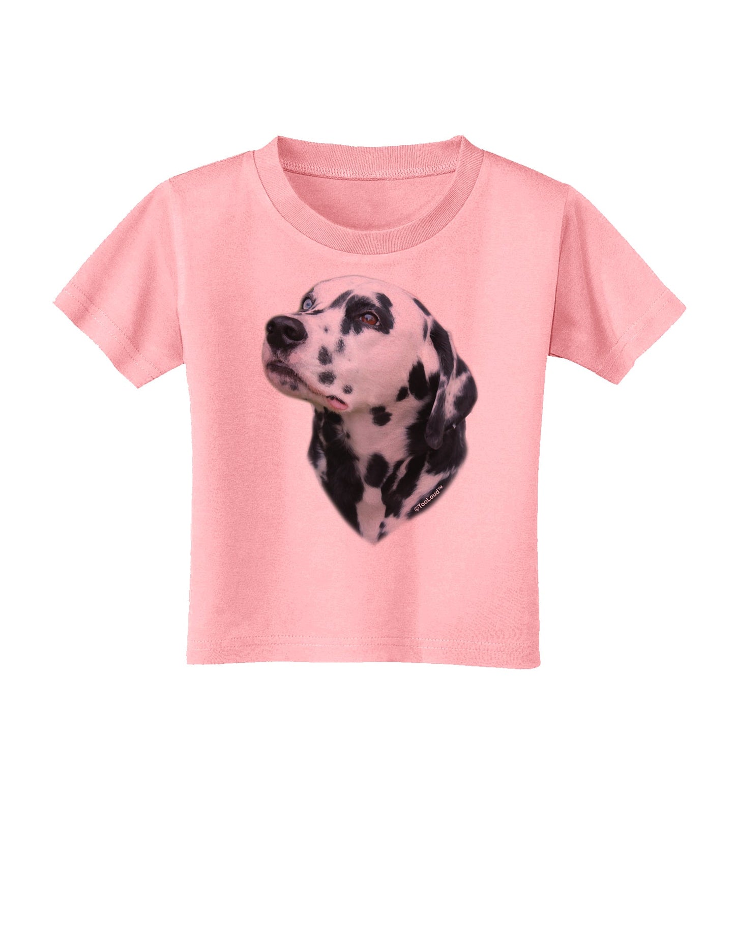 Dalmatian Portrait Toddler T-Shirt by TooLoud-Toddler T-Shirt-TooLoud-Candy-Pink-2T-Davson Sales