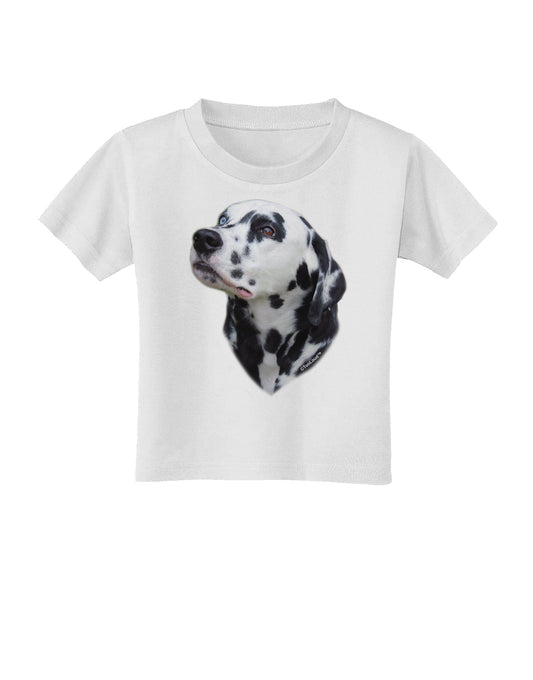 Dalmatian Portrait Toddler T-Shirt by TooLoud-Toddler T-Shirt-TooLoud-White-2T-Davson Sales