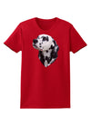 Dalmatian Portrait Womens Dark T-Shirt by TooLoud-Womens T-Shirt-TooLoud-Red-X-Small-Davson Sales