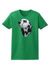 Dalmatian Portrait Womens Dark T-Shirt by TooLoud-Womens T-Shirt-TooLoud-Kelly-Green-X-Small-Davson Sales