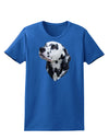 Dalmatian Portrait Womens Dark T-Shirt by TooLoud-Womens T-Shirt-TooLoud-Royal-Blue-X-Small-Davson Sales