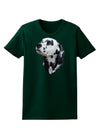 Dalmatian Portrait Womens Dark T-Shirt by TooLoud-Womens T-Shirt-TooLoud-Forest-Green-Small-Davson Sales