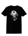 Dalmatian Portrait Womens Dark T-Shirt by TooLoud-Womens T-Shirt-TooLoud-Black-X-Small-Davson Sales