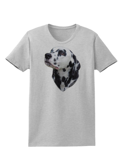 Dalmatian Portrait Womens T-Shirt by TooLoud-Womens T-Shirt-TooLoud-AshGray-X-Small-Davson Sales