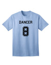 Dancer 8 Adult T-Shirt - Premium Reindeer Jersey for Ecommerce Shoppers-Mens T-shirts-TooLoud-Light-Blue-Small-Davson Sales