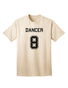 Dancer 8 Adult T-Shirt - Premium Reindeer Jersey for Ecommerce Shoppers-Mens T-shirts-TooLoud-Natural-Small-Davson Sales