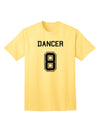 Dancer 8 Adult T-Shirt - Premium Reindeer Jersey for Ecommerce Shoppers-Mens T-shirts-TooLoud-Yellow-Small-Davson Sales