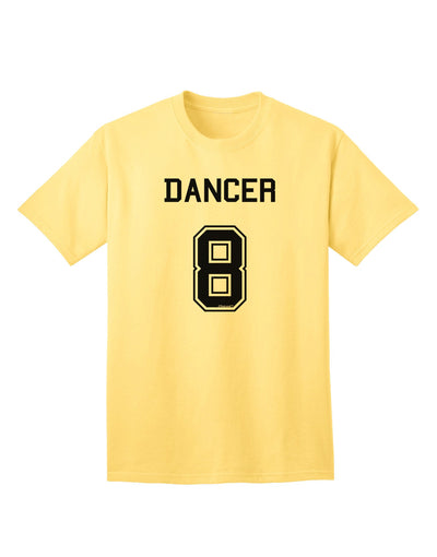 Dancer 8 Adult T-Shirt - Premium Reindeer Jersey for Ecommerce Shoppers-Mens T-shirts-TooLoud-Yellow-Small-Davson Sales