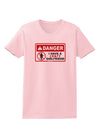 Danger - Crazy Girlfriend Womens T-Shirt-Womens T-Shirt-TooLoud-PalePink-X-Small-Davson Sales